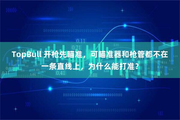 TopBull 开枪先瞄准，可瞄准器和枪管都不在一条直线上，为什么能打准？