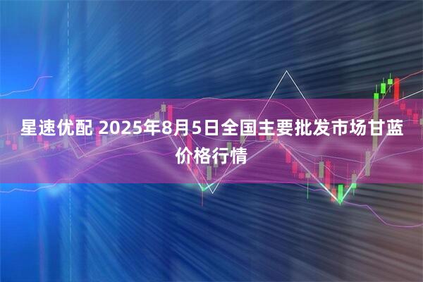 星速优配 2025年8月5日全国主要批发市场甘蓝价格行情