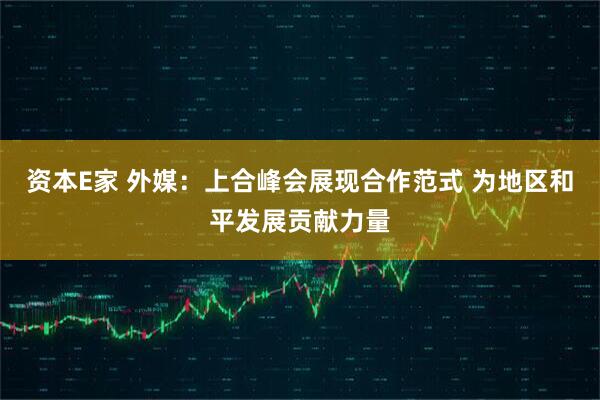 资本E家 外媒：上合峰会展现合作范式 为地区和平发展贡献力量