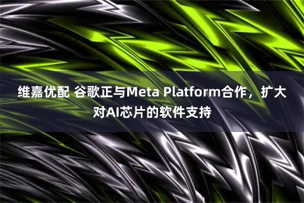 维嘉优配 谷歌正与Meta Platform合作,扩大对AI芯片的软件支持